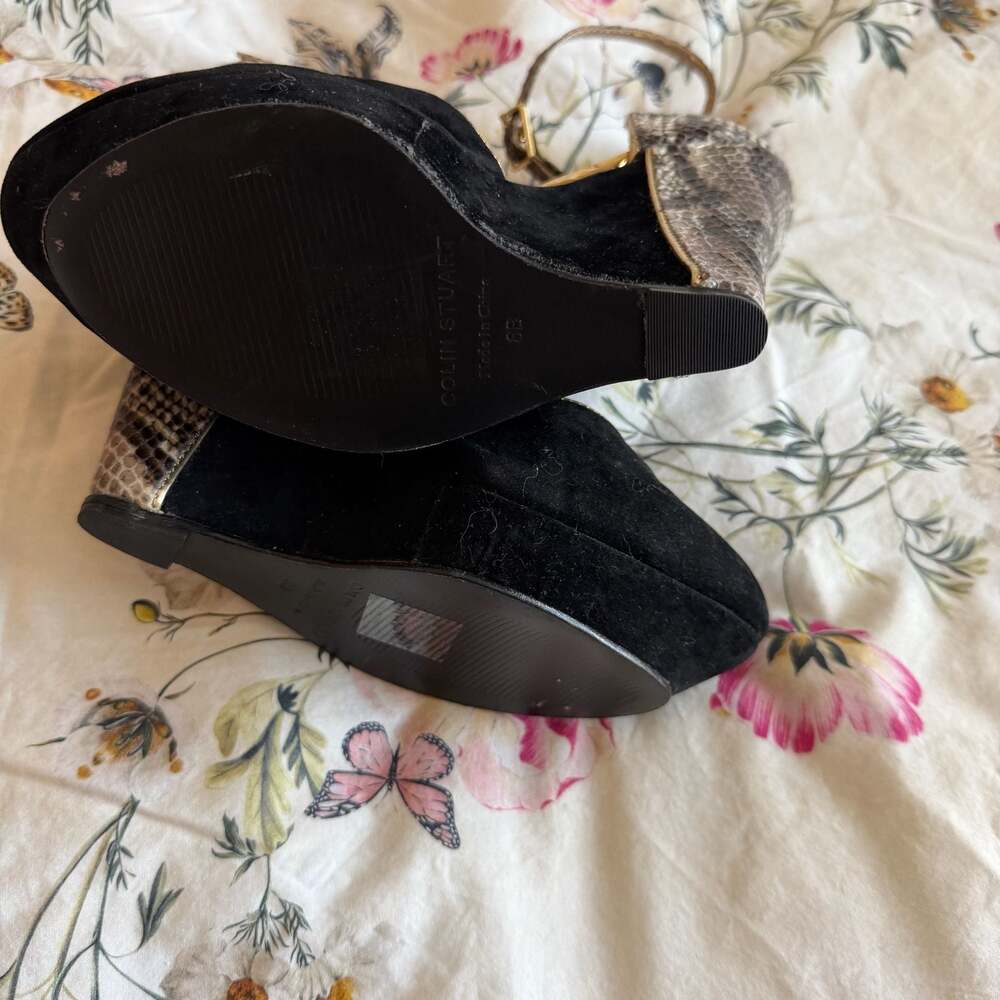 Colin Stuart Platform Wedge Heels - Picture 4 of 5